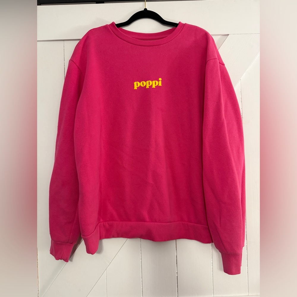 Poppi Fuchsia Crew Neck Sweatshirt
